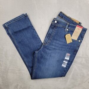 Levis 511 Jeans Men 38x32 Blue Denim Pants Slim Tapered Advance Modern 045112595